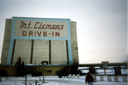 Mt Clemens Drive-In Theatre - Screen And Driveway - Photo From Rg